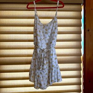 Hollister Yellow Flower Romper